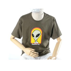 CAMISETA MANGA CORTA HOMBRE BELIEVE - OLIVE, XL