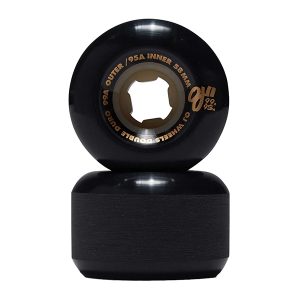 RUEDAS UNISEX DOUBLE DURO BLACK GUM CHUBBIES