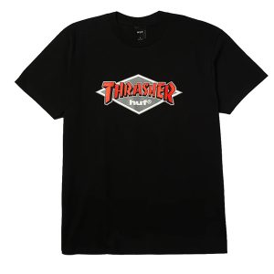CAMISETA MANGA CORTA HOMBRE HUF X THRASHER LOGO SS TEE