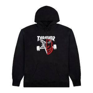 CAMISA MANGA CORTA HOMBRE THRASHER X SPITFIRE-THRASH & B