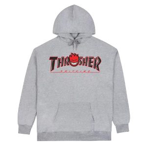 SUDADERAS CON GORRO HOMBRE THRASHER X SPITFIRE-BIG HEAD O
